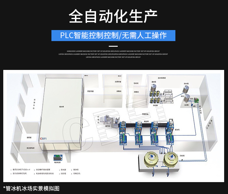 冰泉制冷的管冰机因其耐用性